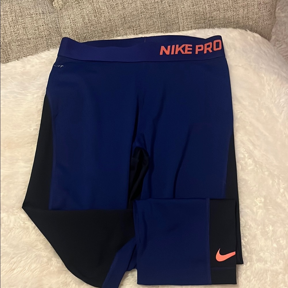 Nike Pro Blue Leggings